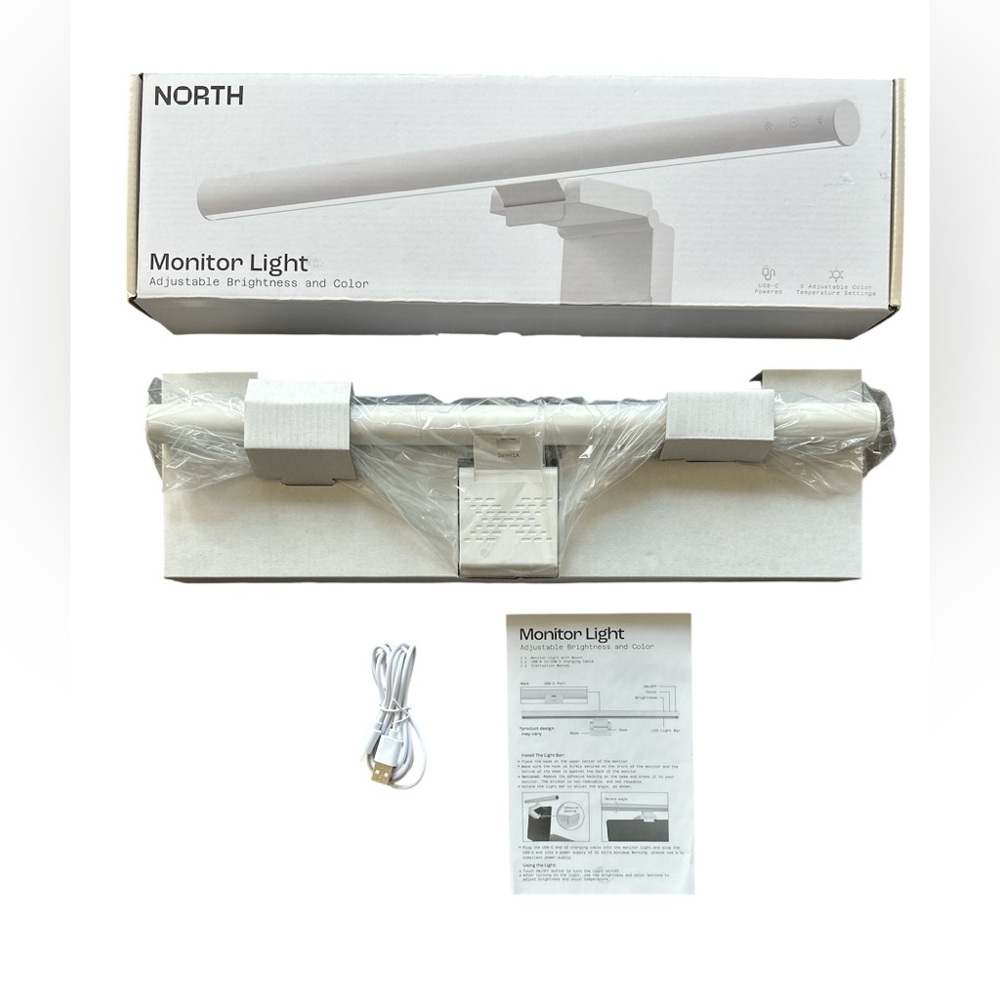 North Monitor Light Adjustable Color & Brightness